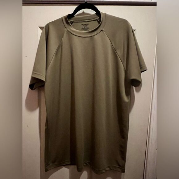 Dri-Duke Quick Dry Moisture Control Short Sleeve Shirt Khaki - Picture 1 of 4